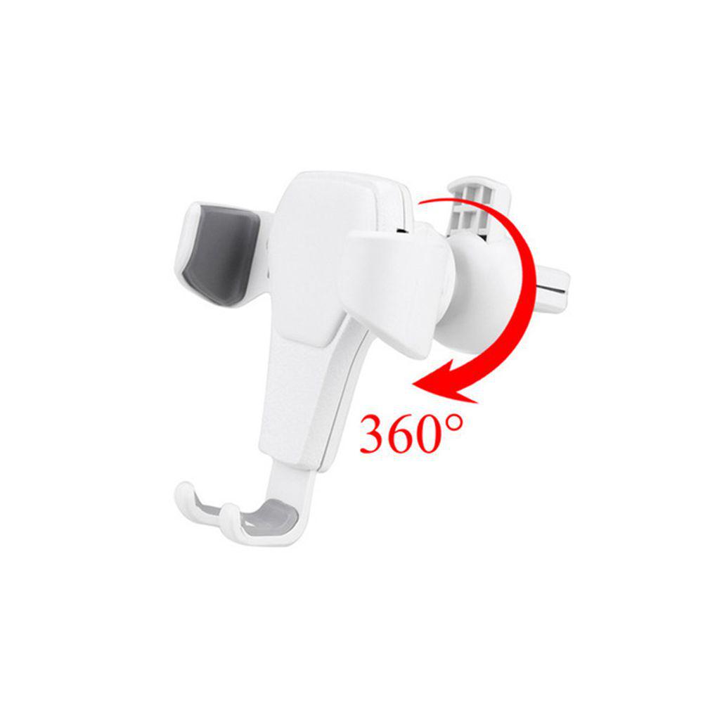 Gravity-Activated Car Phone Holder, Automatic Lock for Air Vent Mount