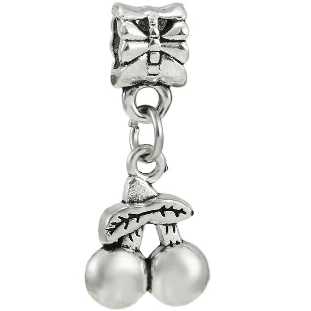 2pcs /Lot Cute Owl Panda Fish Mom Turtle Charm Beads Pendant Fit Diy Original Bracelets Necklaces For Women Men Jewelry Making