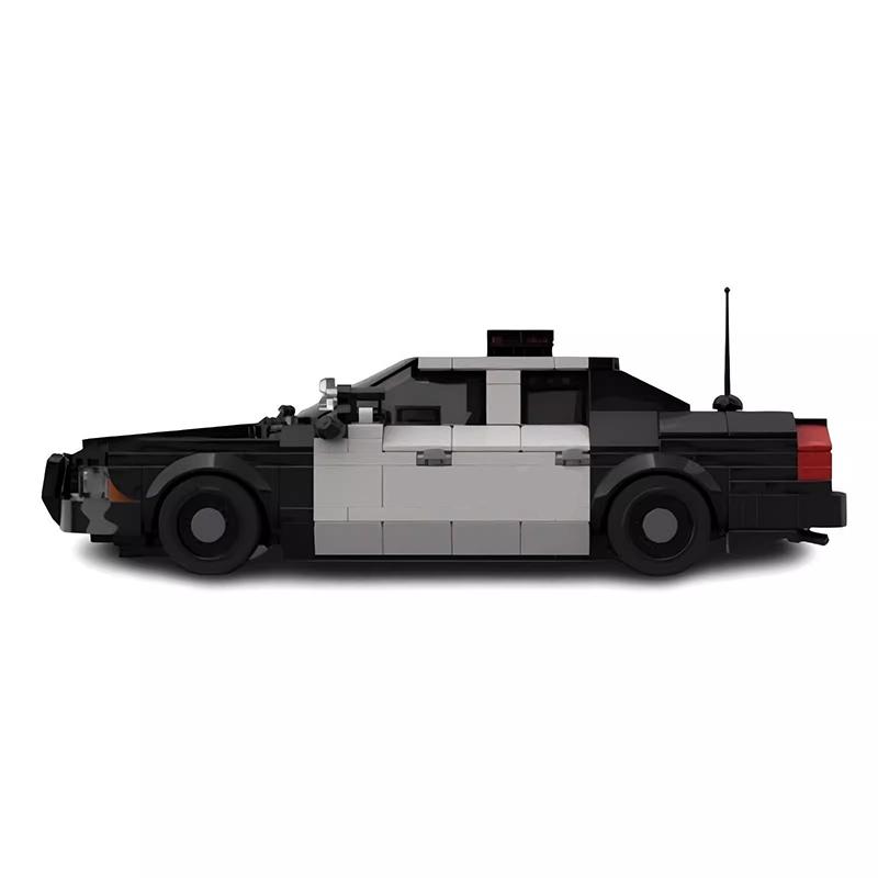 MOC Технический Автомобиль Форсированный Полицейский Автомобиль F-150 и Crown Victoria II Городские Скоростные Автомобили Наборы Строительные Блоки Детские Игрушки Рождественский Подарок