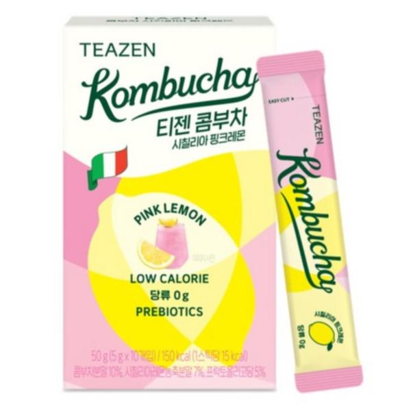 Teazen Teazen Kombucha with Pink Lemon