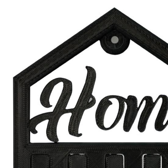 Подставка для хранения ключей с 5 крючками Сверхпрочный настенный органайзер для ключей Вешалка Многоцелевой держатель для ключей для дома, офиса, прихожей Декоративный