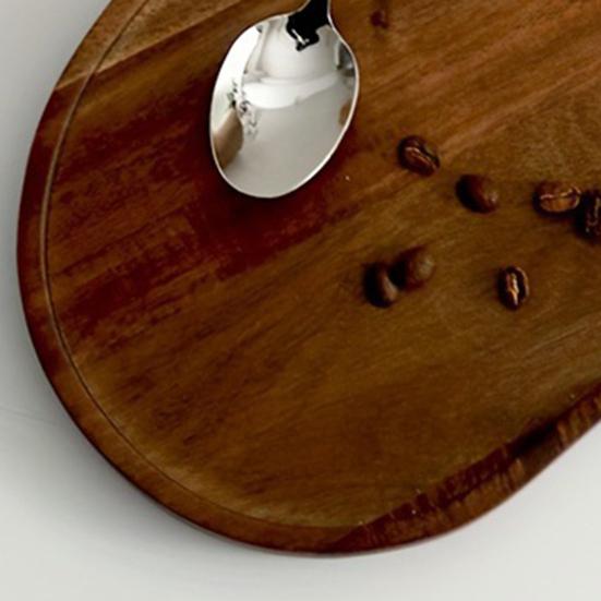 Деревянный поднос для подачи в форме ореха кешью Поднос для чайного сервиза Художественное мастерство Закуски Десерты Завтрак Ужин Транспортировочный поднос