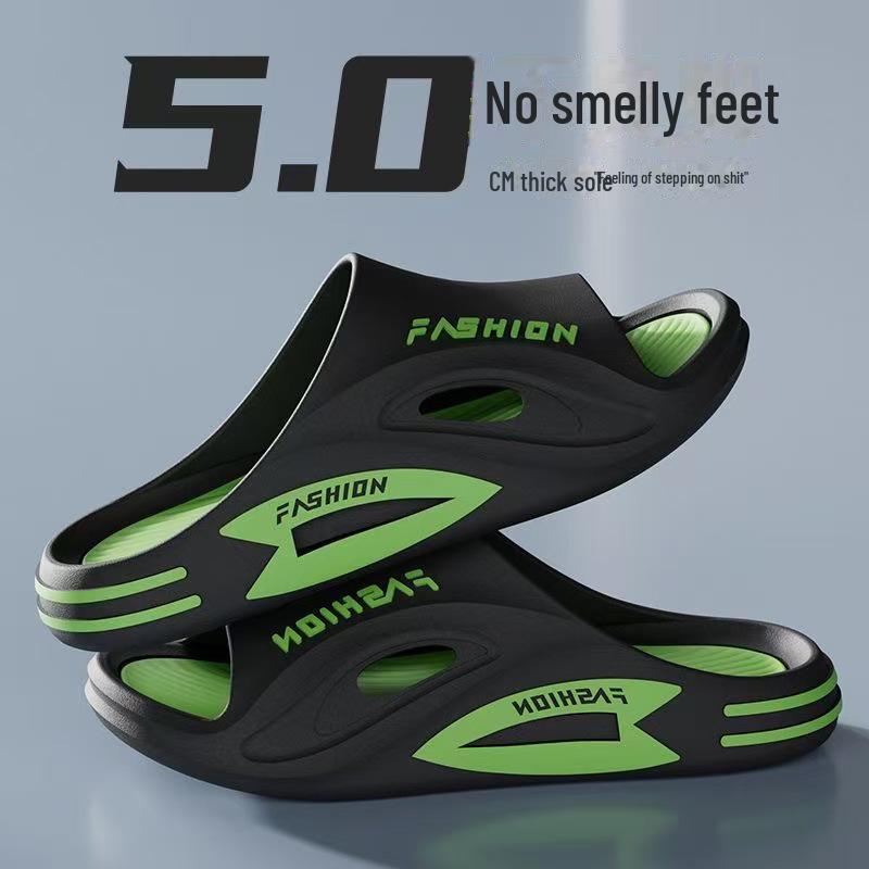 «Мужские сандалии двойного назначения на толстой подошве и пляжные тапочки 2024 года»