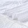 Luxury Solid Color Quilted Bedspread 3pcs Set Bedsheet And Pillowcase King Queen Size Bed Cover Embossed Bed Coverlet