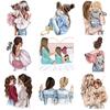 Personality Girl Clothing Stickers Parent-child Clothing Deco Patch A-Level Washable Stickers For T-Shirt Iron On Patches