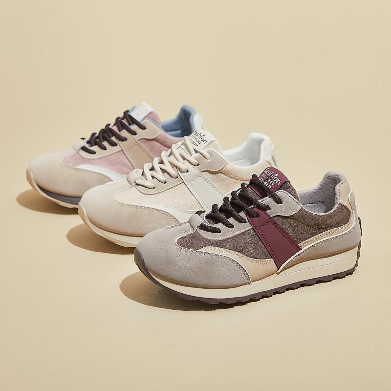 Spring New Forrest Gump Shoes Women's Sports Thick Sole Height Increasing Casual Street Photo