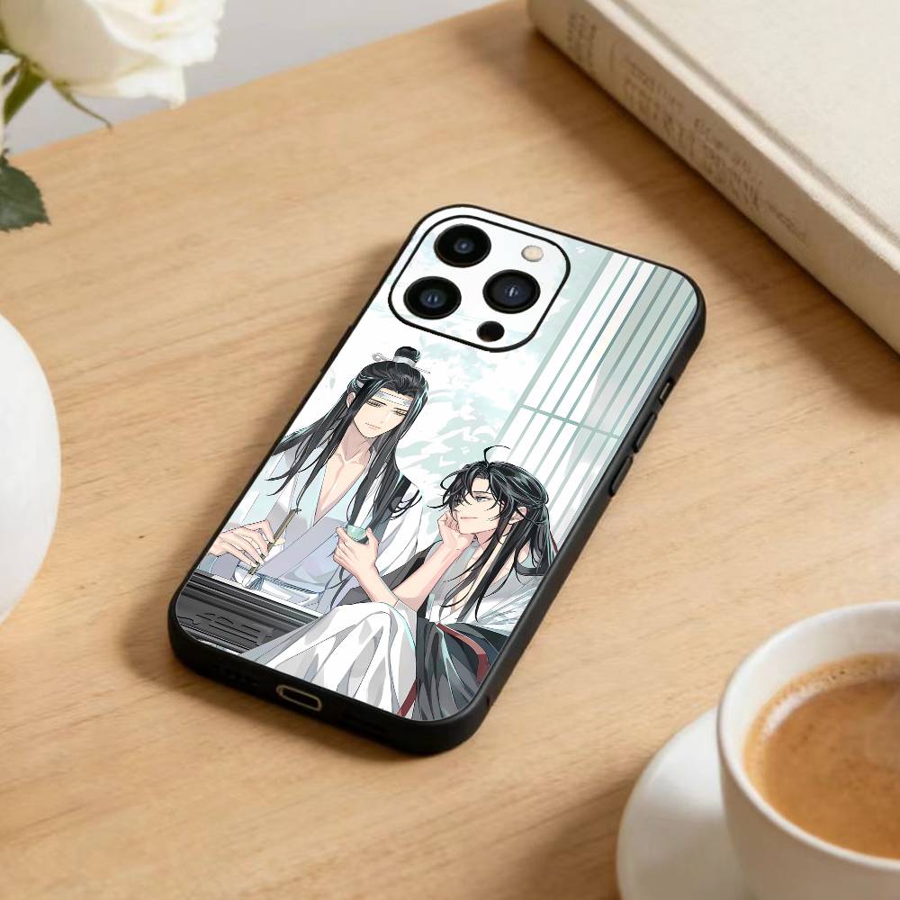 Чехол для телефона Грандмастер Ф-Демоническая Культивация для iPhone 17 16 15 14 13 12 Max Plus Силиконовый Черный Чехол