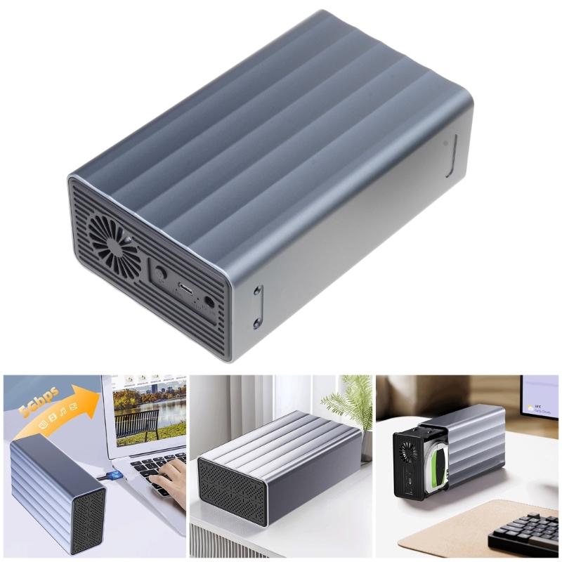 56TB High Capacity Hard Disk Copy Enclosure for HDDs For 2.5inch 3.5Inch Drives and TypeC 3.1 5Gbps Connection