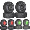 Mini Mojave Grom 4pcs Plastic Wheels Rims with Rubber Tires for Arrma RC Car 1/16 Mojave Grom 4X4 Desert Truck Upgrade Parts