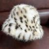 Зимняя пушистая искусственная меховая панама для женщин из кроличьего меха, теплая толстая плюшевая зимняя шапка для женщин, модная роскошная панама для рыбалки Y2k