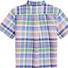 Polo Ralph Lauren Рубашка с коротким рукавом в клетку Color Block с вышитым логотипом на пуговицах Детские рубашки Разноцветная CWPOWOVY6820481-999