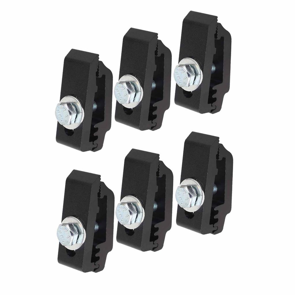 6pcs Truck Bed Cover Clamps 1112514 Aluminum Low Pro Truck Mounting Clamps for Most Truck Beds