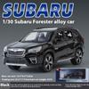 EHI1  1:30 Subaru Forester Внедорожник Литой Сплав Внедорожная Модель Компьютерный Настольный Орнамент Подарок Детям День Рождения Для Мальчиков Коллекция
