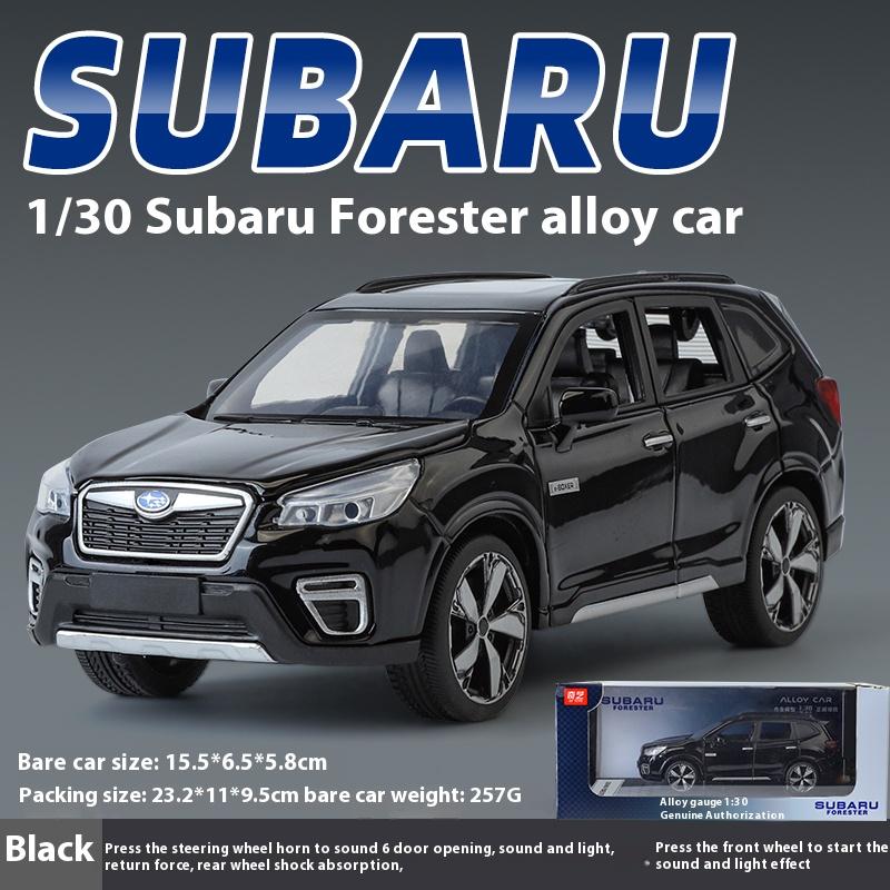 EHI1 1:30 Subaru Forester Внедорожник Литой Сплав Внедорожная Модель Компьютерный Настольный Орнамент Подарок Детям День Рождения Для Мальчиков Коллекция