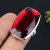 Mozambique Garnet Gemstone 925 Sterling Silver Gift Jewelry Ring Size 8