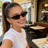 Европейский и американский ретро-стиль унисекс Y2K модные очки тренд универсальные летние солнцезащитные и УФ-защита lig