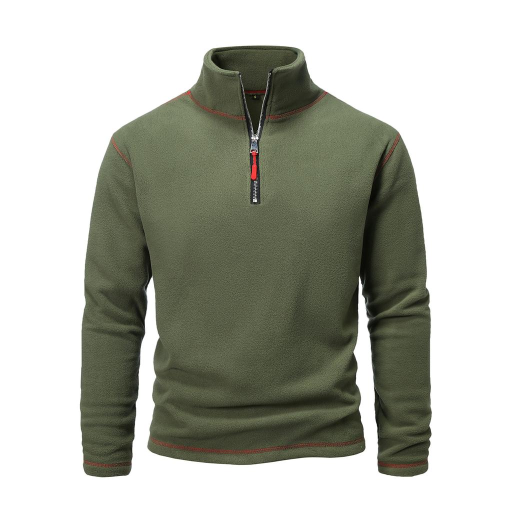 Men's Sweatshirt Loose Solid Color Outdoor Warm Breathable T-Shirt Top