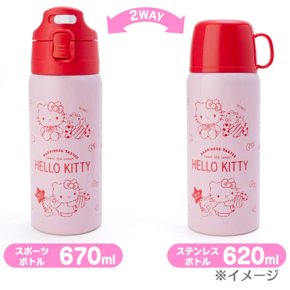 Sanrio Mule Dreamy 2WAY Stainless Steel Bottle 620ml