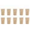 10PCS Natural Cork Tapered Corks Wooden Wine Bottle Stopper (22*17*35mm)