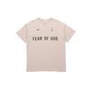 Разминочная футболка X Fear of God, овсяные мужские топы, кремовые CU4699-140