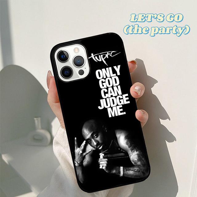 Чехол для телефона Hiphop Rap Singer 2Pac Tupac Shakur для iPhone 17 Air 16 16e 15 12 11 13 14 Pro Max Plus Coque