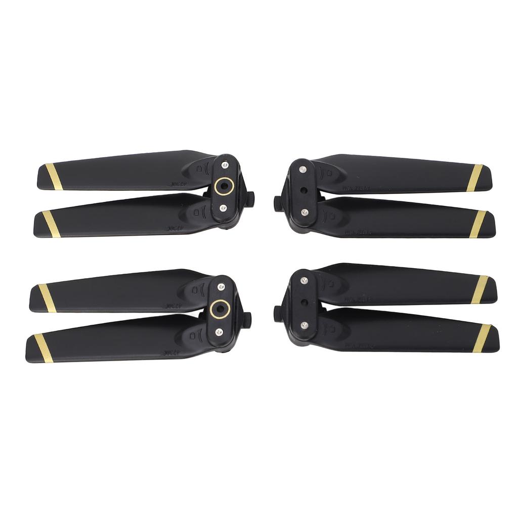 4PCS Drone Propeller ABS Quick Release 4730F Foldable Drone Propeller Replacement for Spark Gold Decor