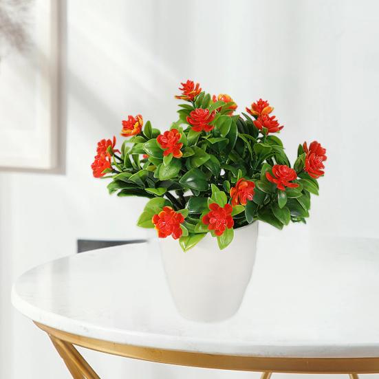 Привлекательный бонсай из искусственной розы, легкий уход, яркий внешний вид, украшение