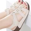 Sandals Can Be Worn for Commuting To Work, Summer Fashion Versatile Thick-soled Muffin, Light Word with Sandals