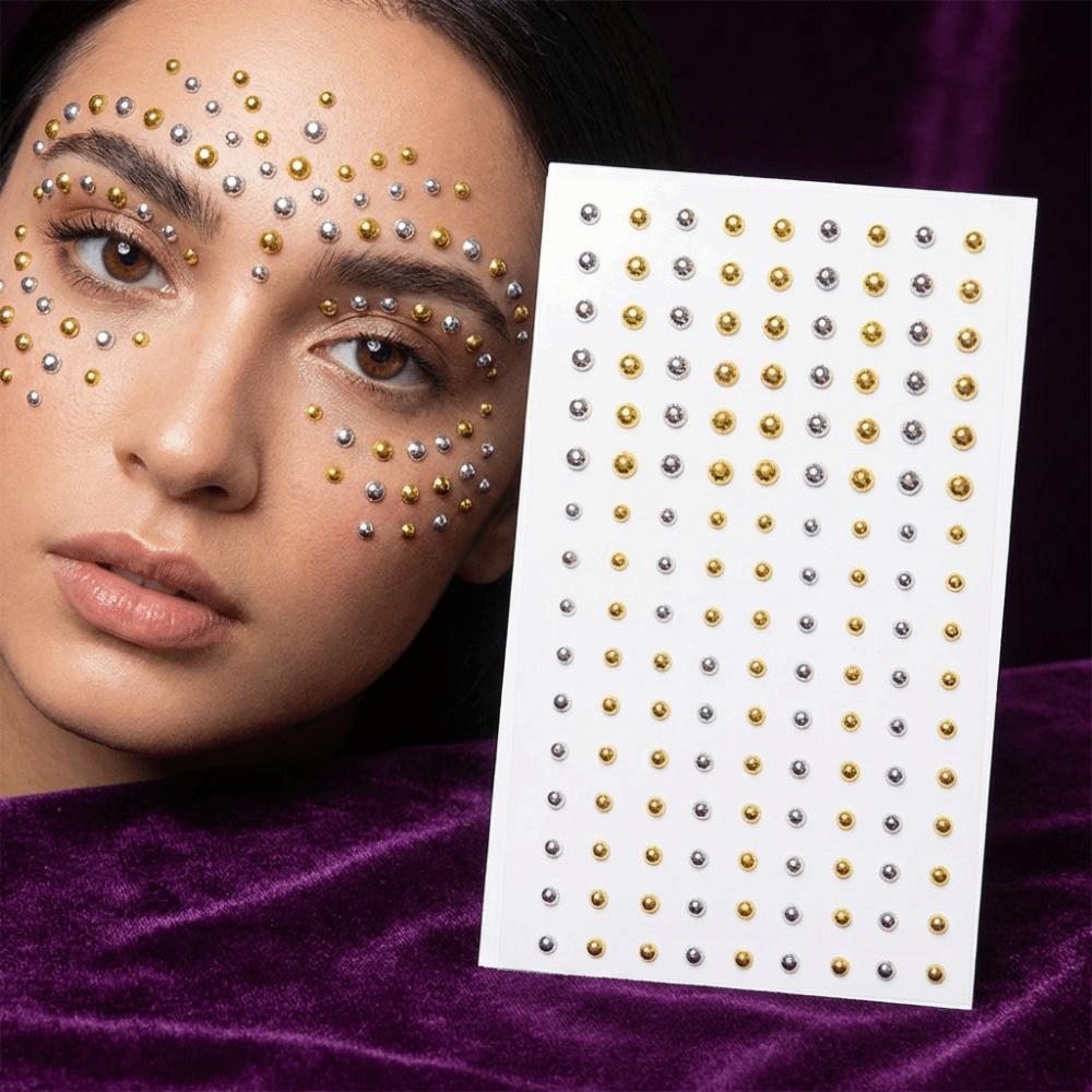 Waterproof Lip Eyebrow Ear Stickers Selfadhesive Fake Reusable Earring Studs Nails Decoration