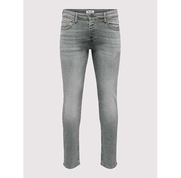 Джинсы Only & Sons Loom 22023227 серый Slim Fit