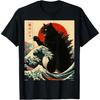 Catzilla Cat Japanese Art Funny Gifts For Men Women Boy Kids T-Shirt