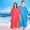 Ultra-Fiber Quick-Dry Towel Poncho: Hooded Tow, Absorbent Cape, Swimming Towel, Warm Bathrobe, Diving Robe