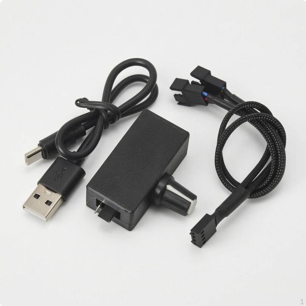 ШИМ-регулятор скорости, Plug and Operate, 4-контактный, Регулятор вентилятора, Компактный дизайн, Деталь системы охлаждения