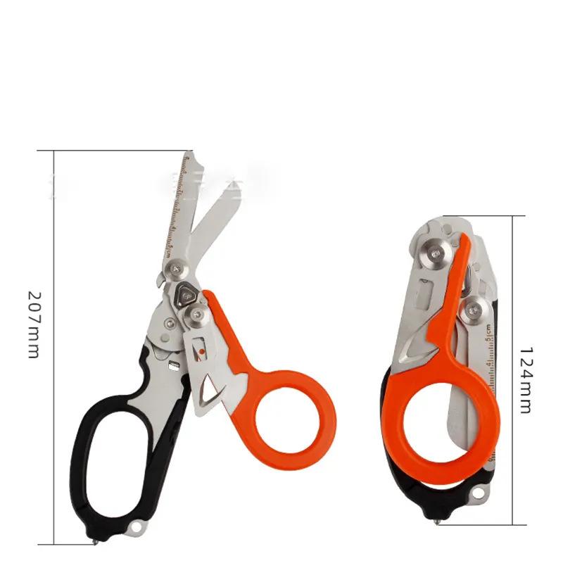 Multifunctional Tactical Scissors and Pliers Outdoor Survival Tool Scissors Foldable Tactical Scissors Rescue Tool Scissors