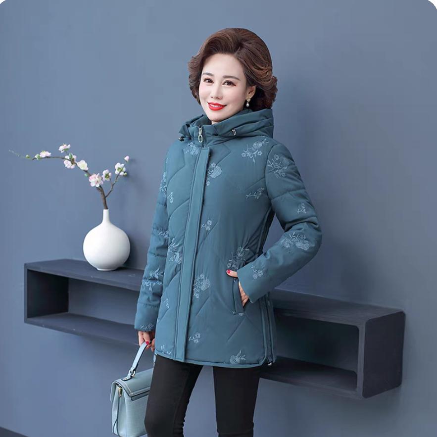 Женские пальто Зимние парки с капюшоном Элегантные Свободные Толстые Теплые Верхняя одежда Женские куртки