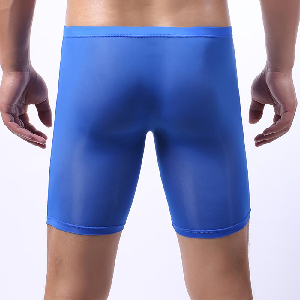 Мужские сексуальные трусы-боксеры, шорты, спортивные бесшовные мягкие трусы с выпуклостями, трусы