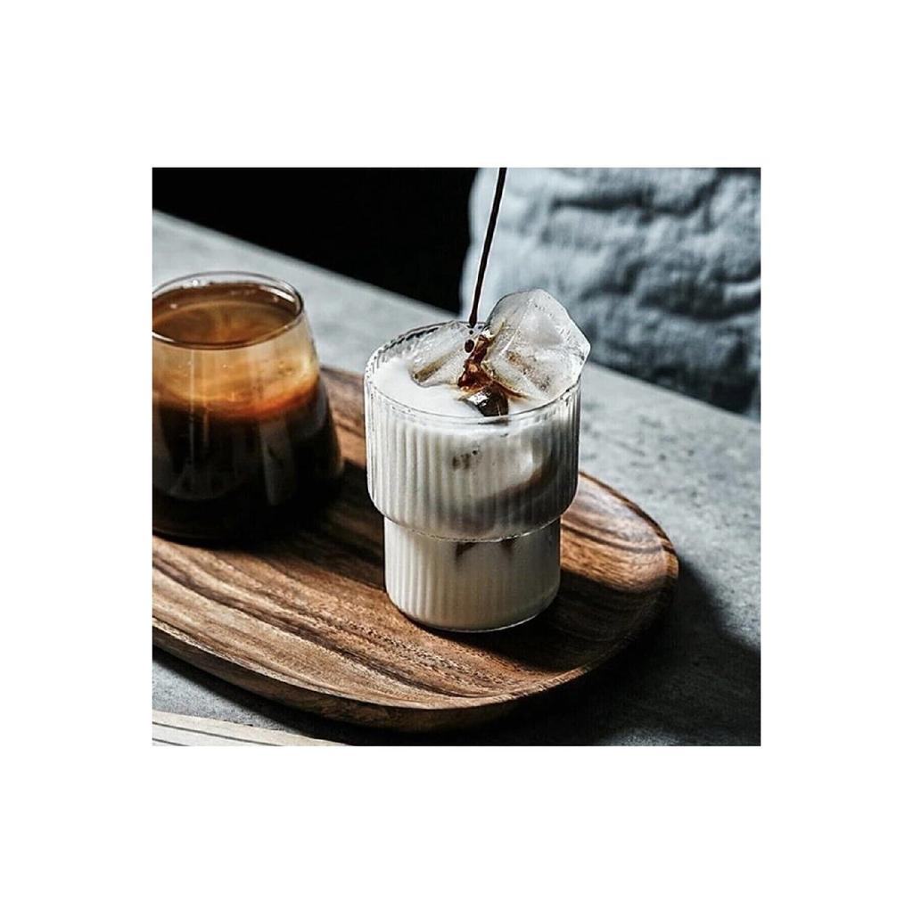 350 Ml Mica Origami Style Glass | Coffee And Presentation Glass |