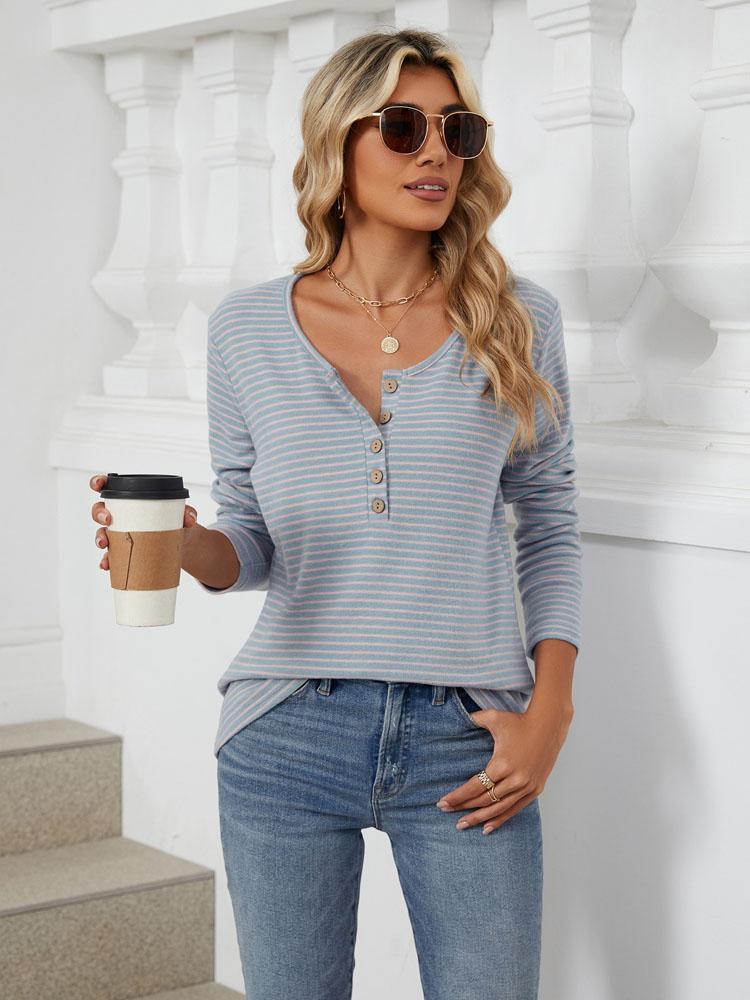 Элегантная и модная осенне-зимняя удобная круглая горловина в полоску с цветными блоками, свободная футболка с длинным рукавом, пуловер, толстовки с капюшоном