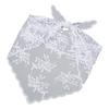 Кружевной головной платок для женщин и девушек, платок для волос, вышитый кружевной треугольный платок, элегантный платок-шаль, головные аксессуары