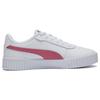 Puma Carina 2.0 White Dusty Orchid Women Sneakers Silver 385849-06