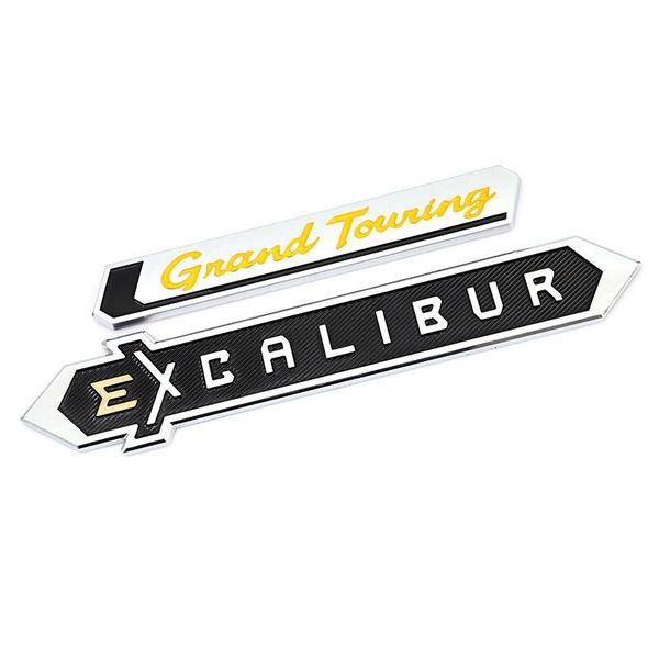 Автомобильные наклейки, эмблема, наклейка для Land Cruiser Executive Lounge, белый, черный Edition S, Excalibur Grand Touring GT, наклейки