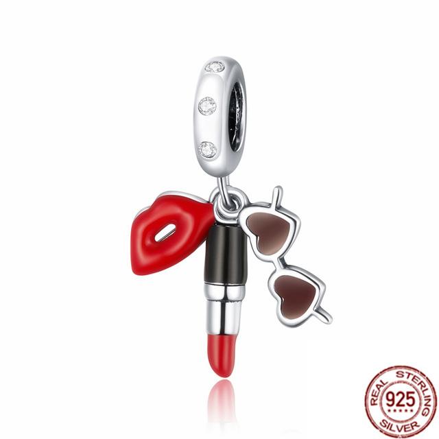 Новый Стерлингового Серебра 925 пробы Fortune Cat & Good Fortune Карп Рыба Висячие Подвески Fit Sweet Fashion Браслет Женский Ювелирные Изделия Своими Руками