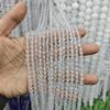 7A Натуральный Белый Кристалл Фантом Круглые Бусины для DIY Украшений и Аксессуаров