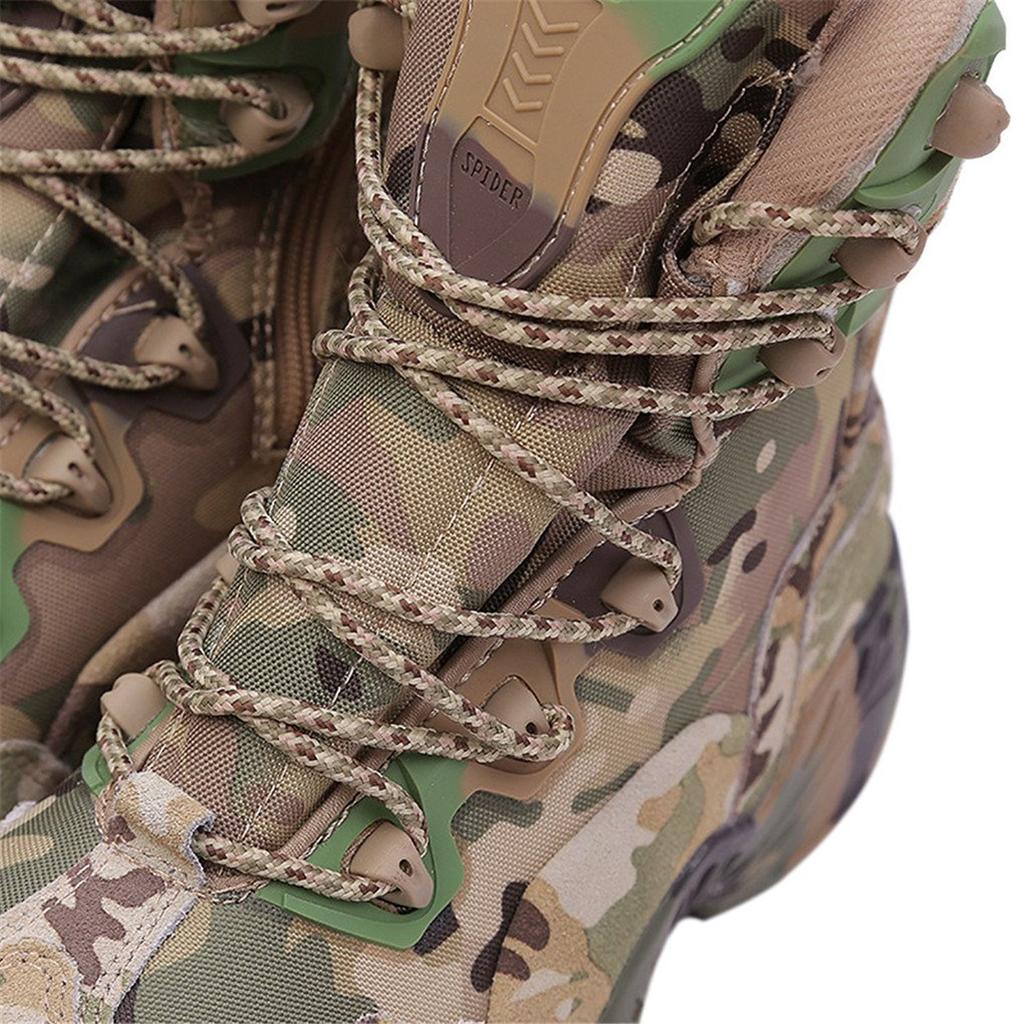 Камуфляжная военная обувь Боевые ботинки Ботинки для сноса дорог Военные ботинки Кроссовки для активного отдыха Альпинизм Походы Джунгли Ботинки Водонепроницаемые Дышащие