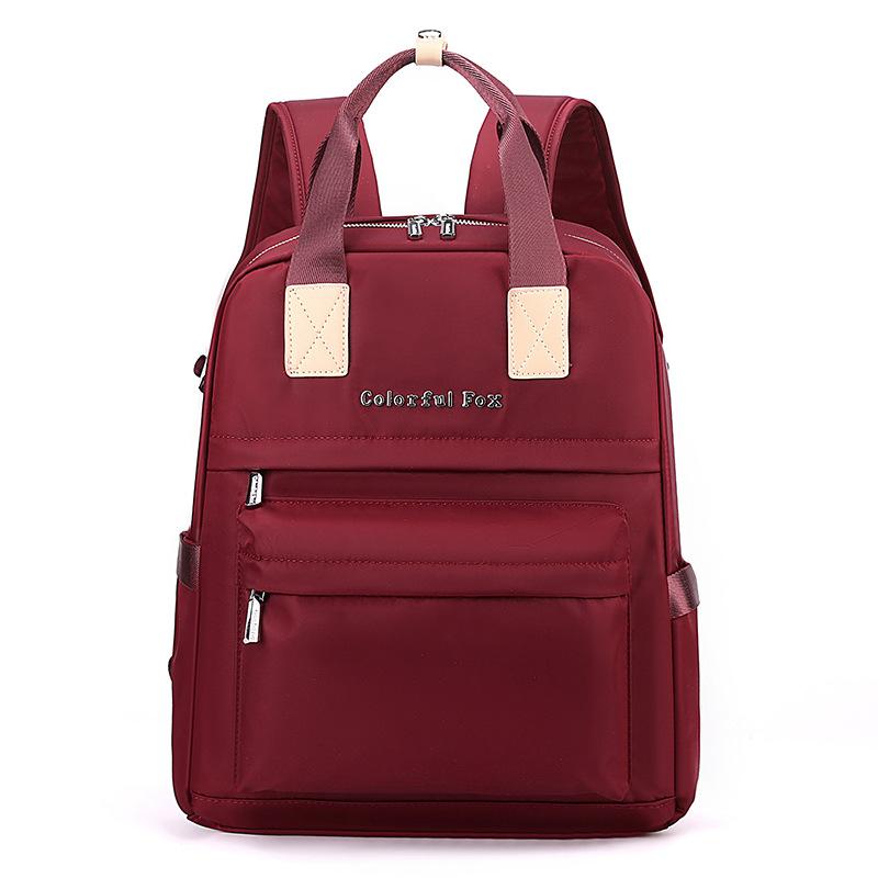 Новый женский модный тренд рюкзак многослойный рюкзак на колесиках легкая сумка