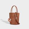 Cross-Border Bucket Bag 2025 New High-Quality Fashionable Woven Bag Casual Versatile Handbag Trendy Single Shoulder Crossbody