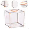 Acrylic Donation Box Clear Money Large Capacity Vote Ticket for Charity Contest Tip Bar