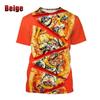 Funny Pizza 3D Printed T Shirts For Men Women Casual Delicious Food Graphic Short Sleeve Harajuku Streetwear Tops Tee Shirt