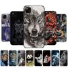 For Google Pixel 4A 4G 5G Back Cover Shockproof Black Tpu Case Lion Wolf Tiger Dragon