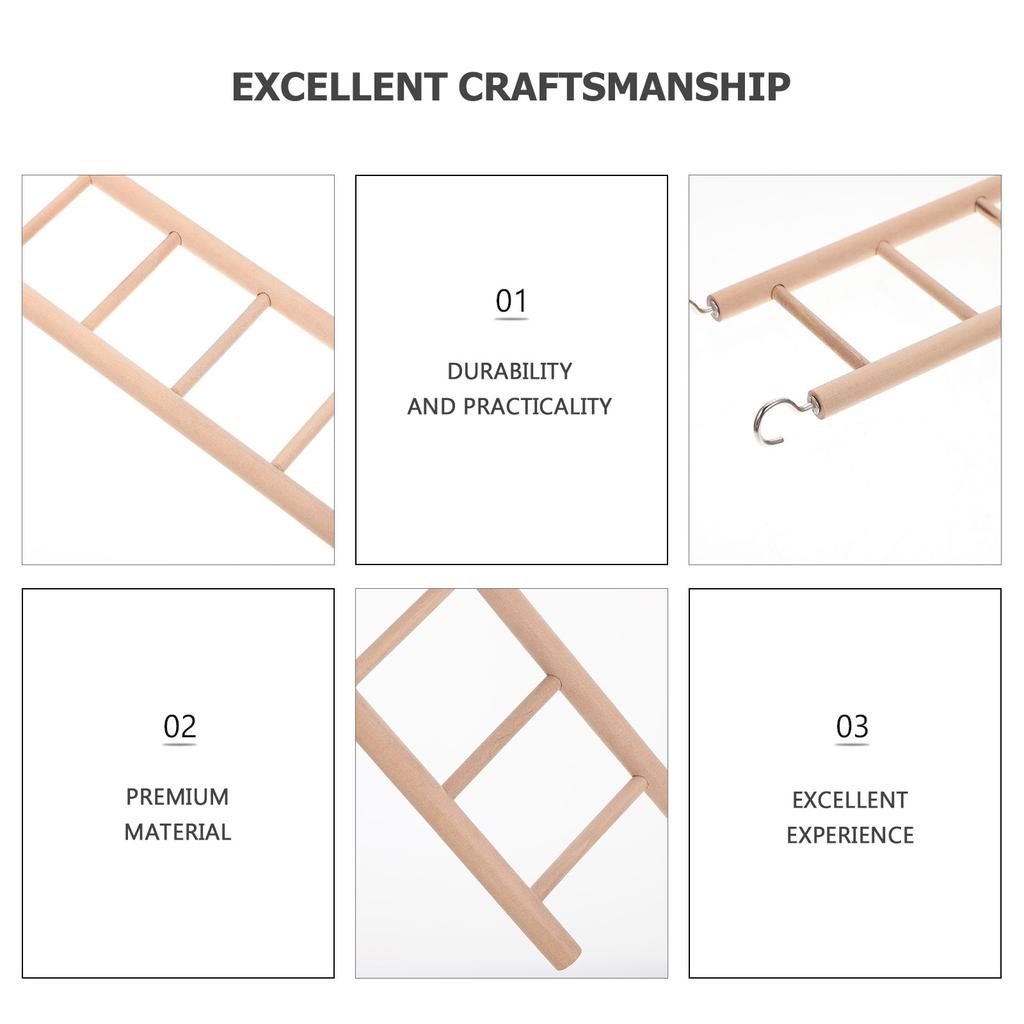 4 шт. Попугай Лестница Игрушка Птица Деревянные Игрушки Лестницы для Птиц Лестницы Подвесные